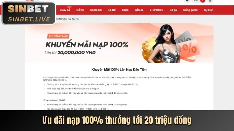 Thưởng nạp tiền lần đầu 8day8